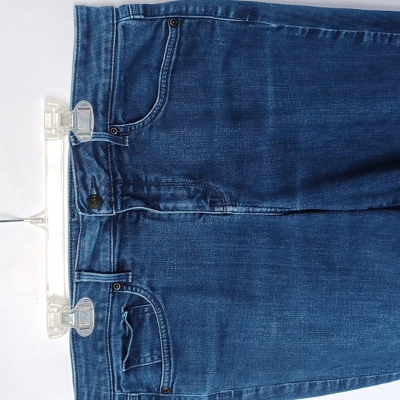 NYDJ Marilyn Straight Jeans, Stretch, Sz 12 Short, LiftxTuck, 17.5" Waist - Picture 2 of 6